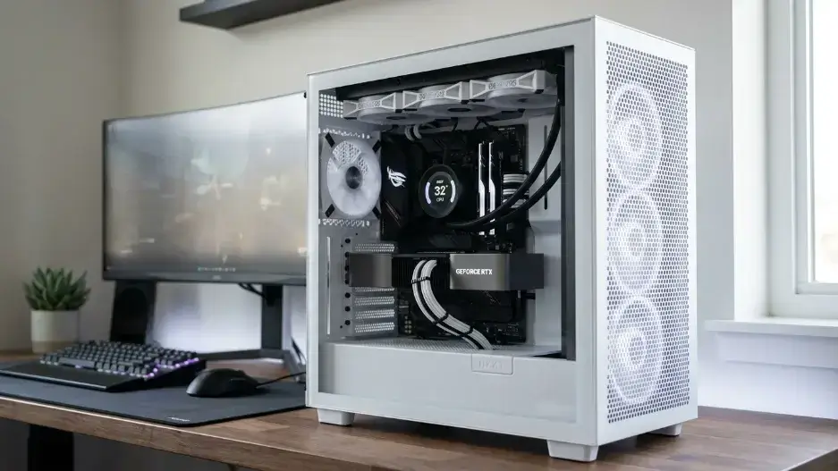 NZXT H7 Flow Best Quiet Mid Tower PC Case