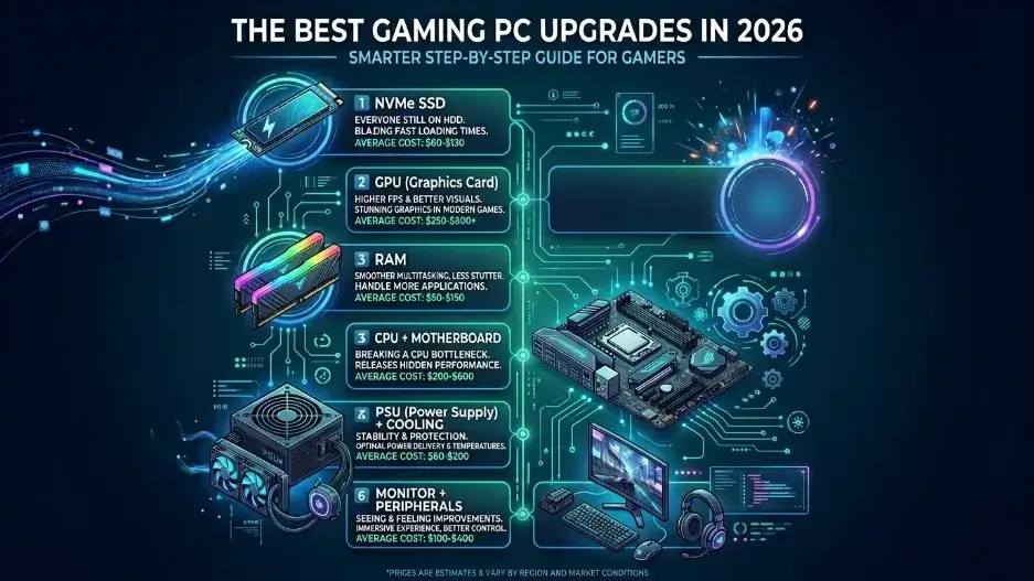 The Best Gaming PC Upgrades in 2026