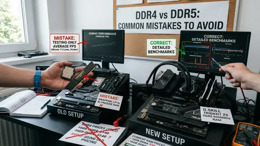 DDR4 vs DDR5 Common Mistakes to Avoid