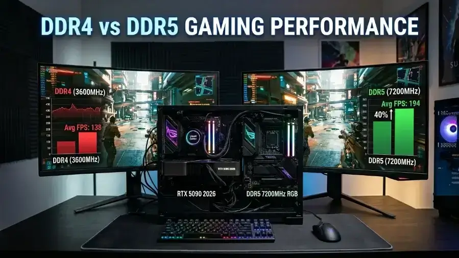 DDR4 vs DDR5 Gaming Performance