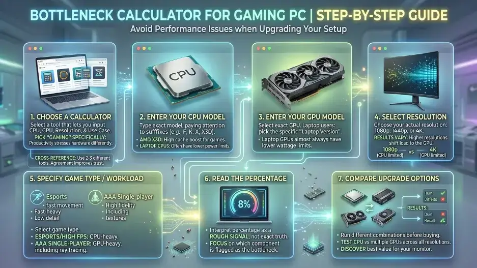 Bottleneck Calculator for Gaming PC Step by Step Guide