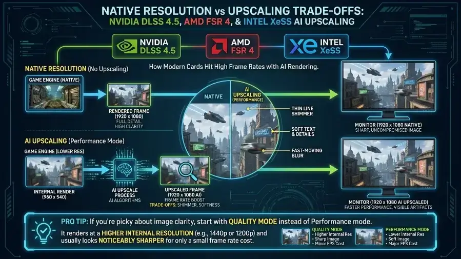 Native Resolution vs Upscaling Trade Offs