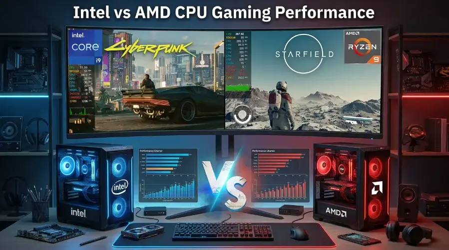 Intel vs AMD CPU Gaming Performance