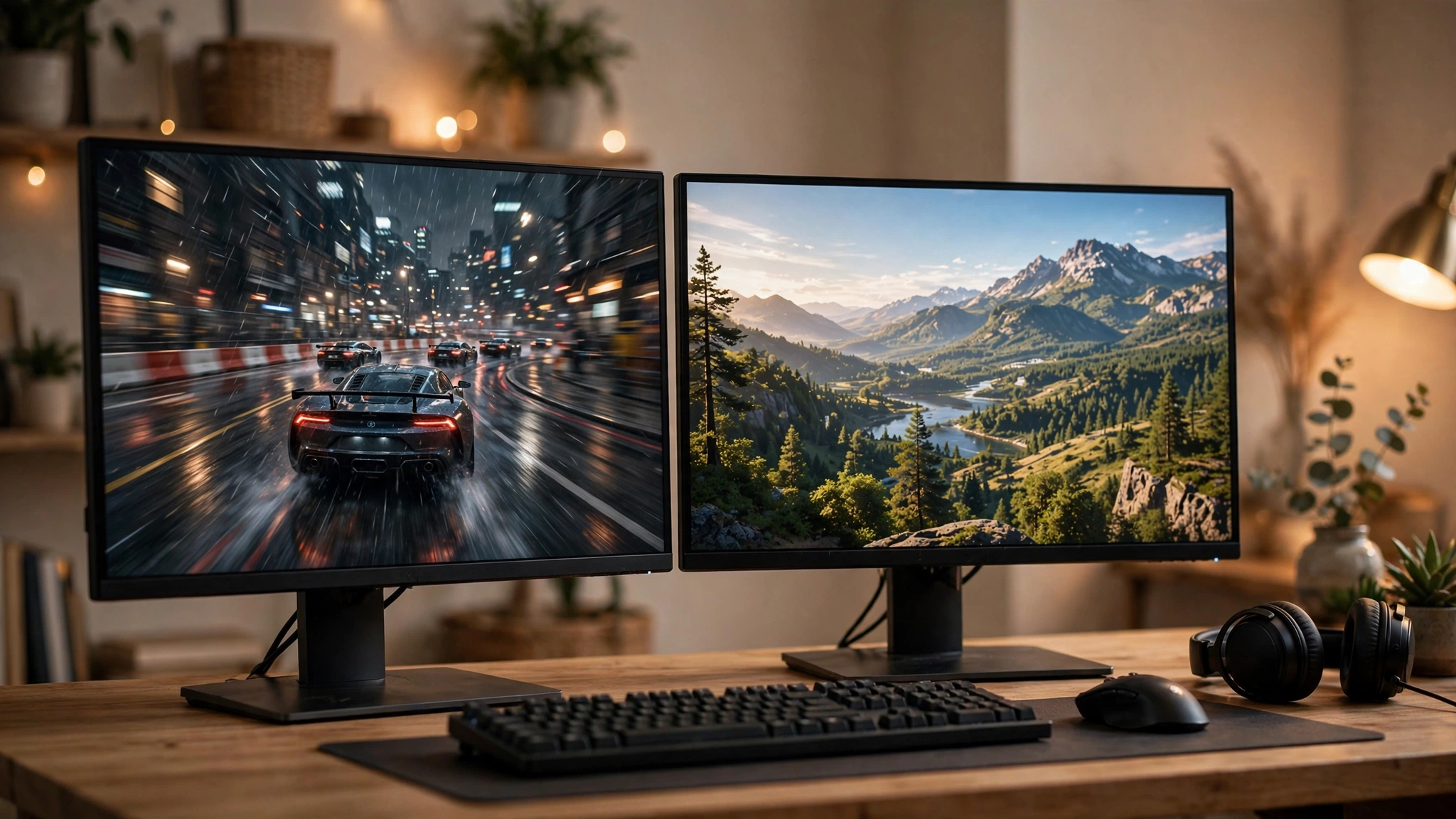 1440p vs 4K gaming monitors showing where CPU choice matters most with an RTX 5070 Ti