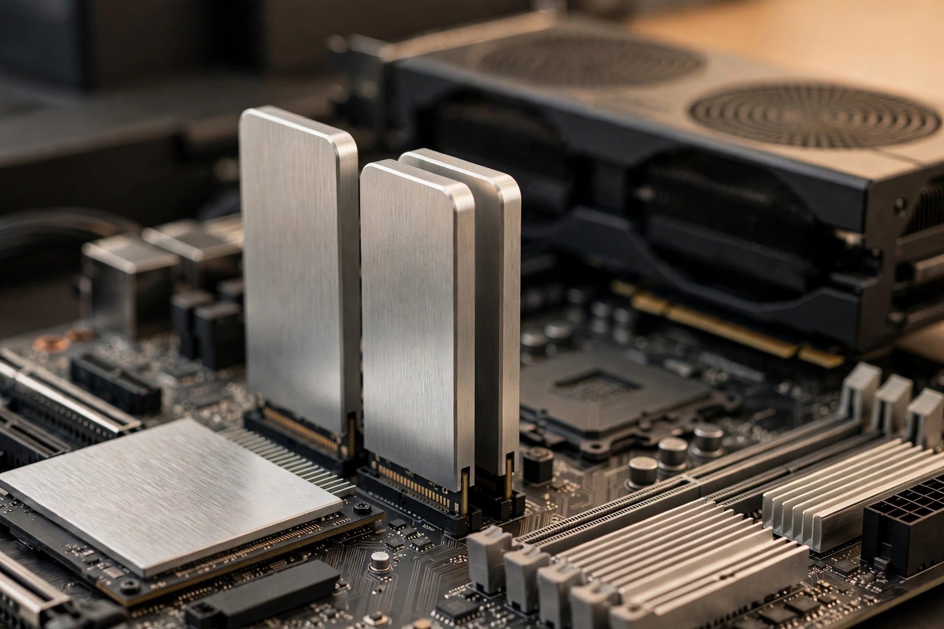 AM5 gaming PC build with Ryzen 5 7600, DDR5 memory and mid-range GPU