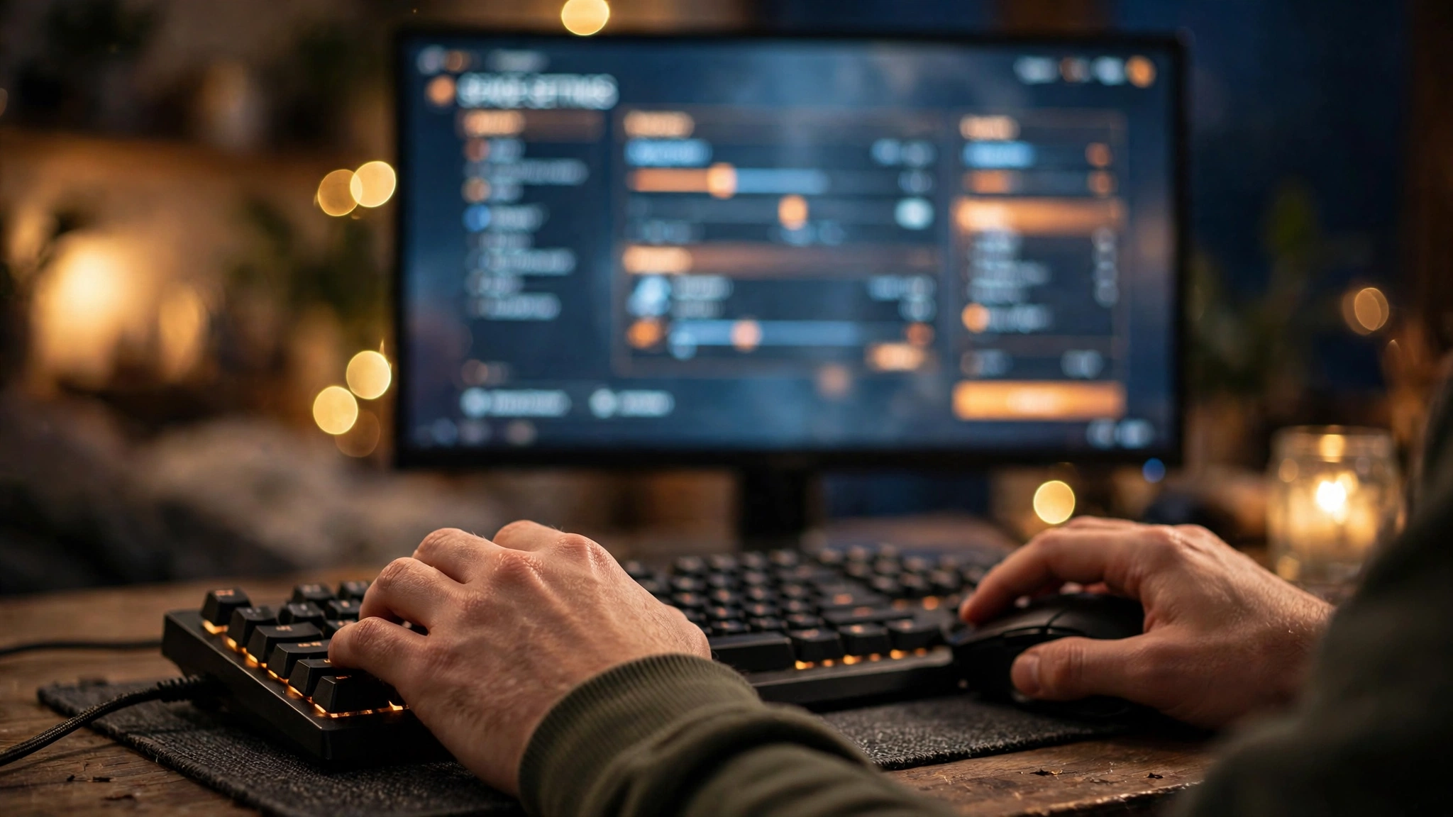 Adjusting in-game graphics settings to reduce GPU load and fix a GPU bottleneck