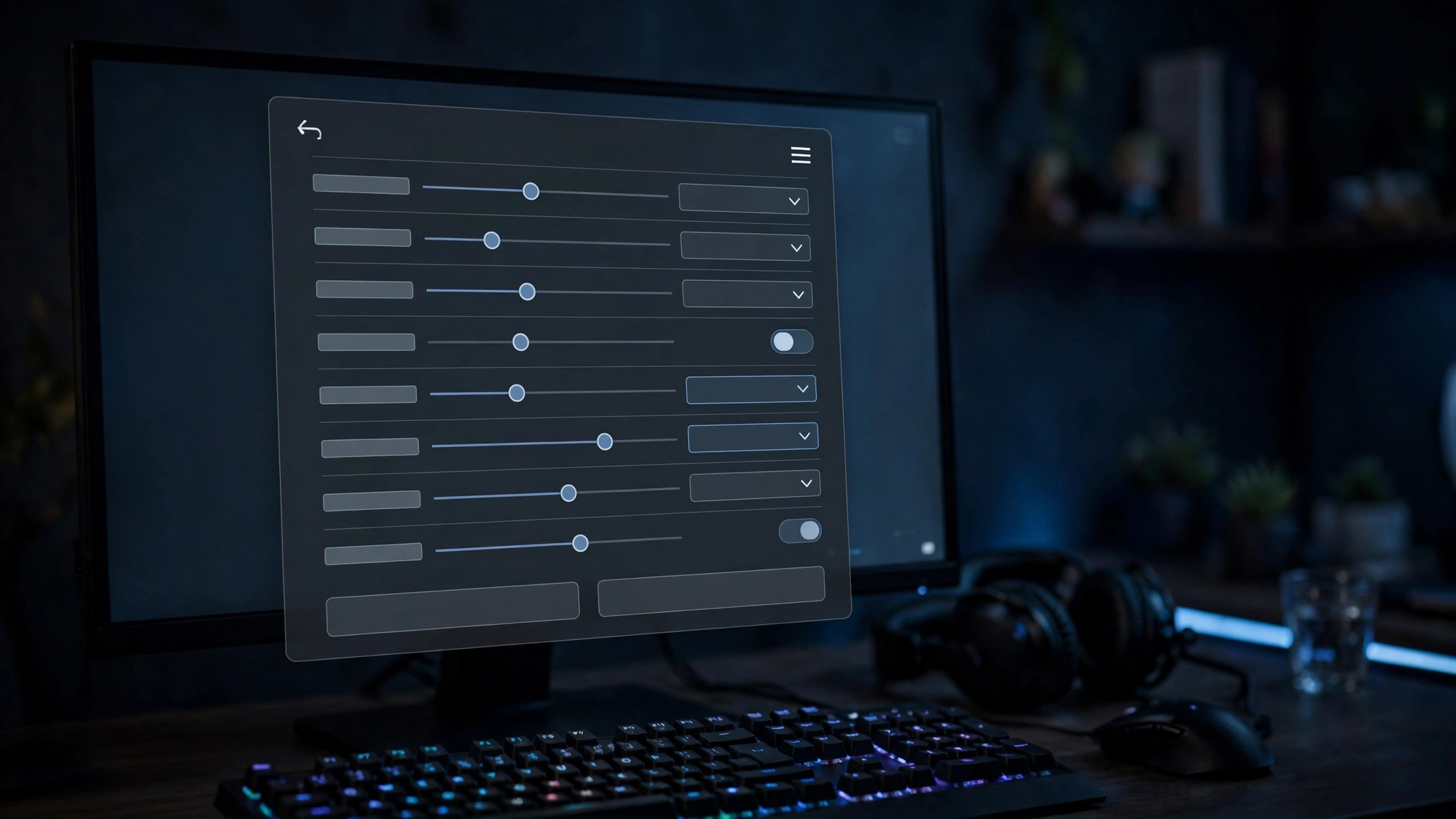 Lowering CPU-heavy in-game graphics settings to ease a CPU bottleneck