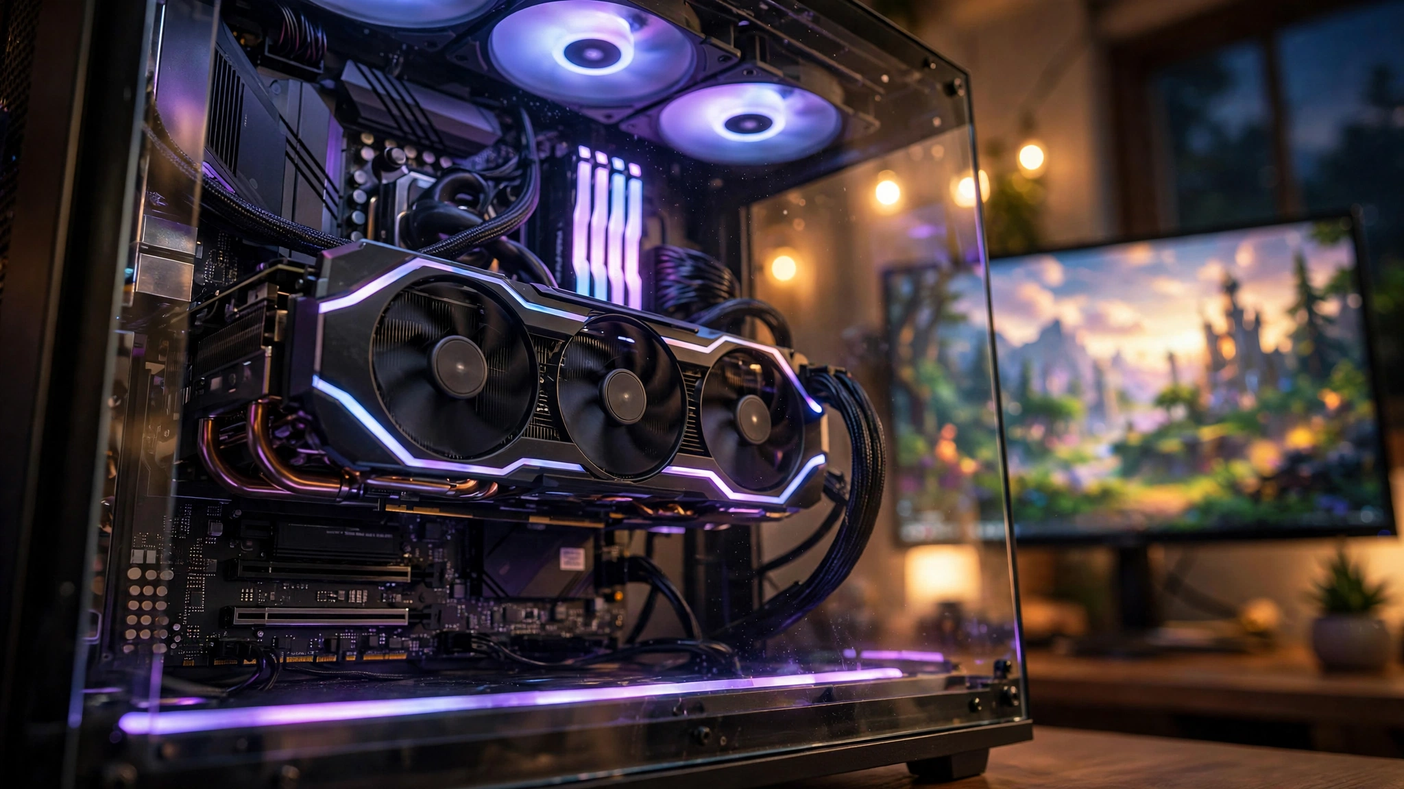 Modern gaming PC with RTX graphics card pairing guide for LGA1700 CPUs