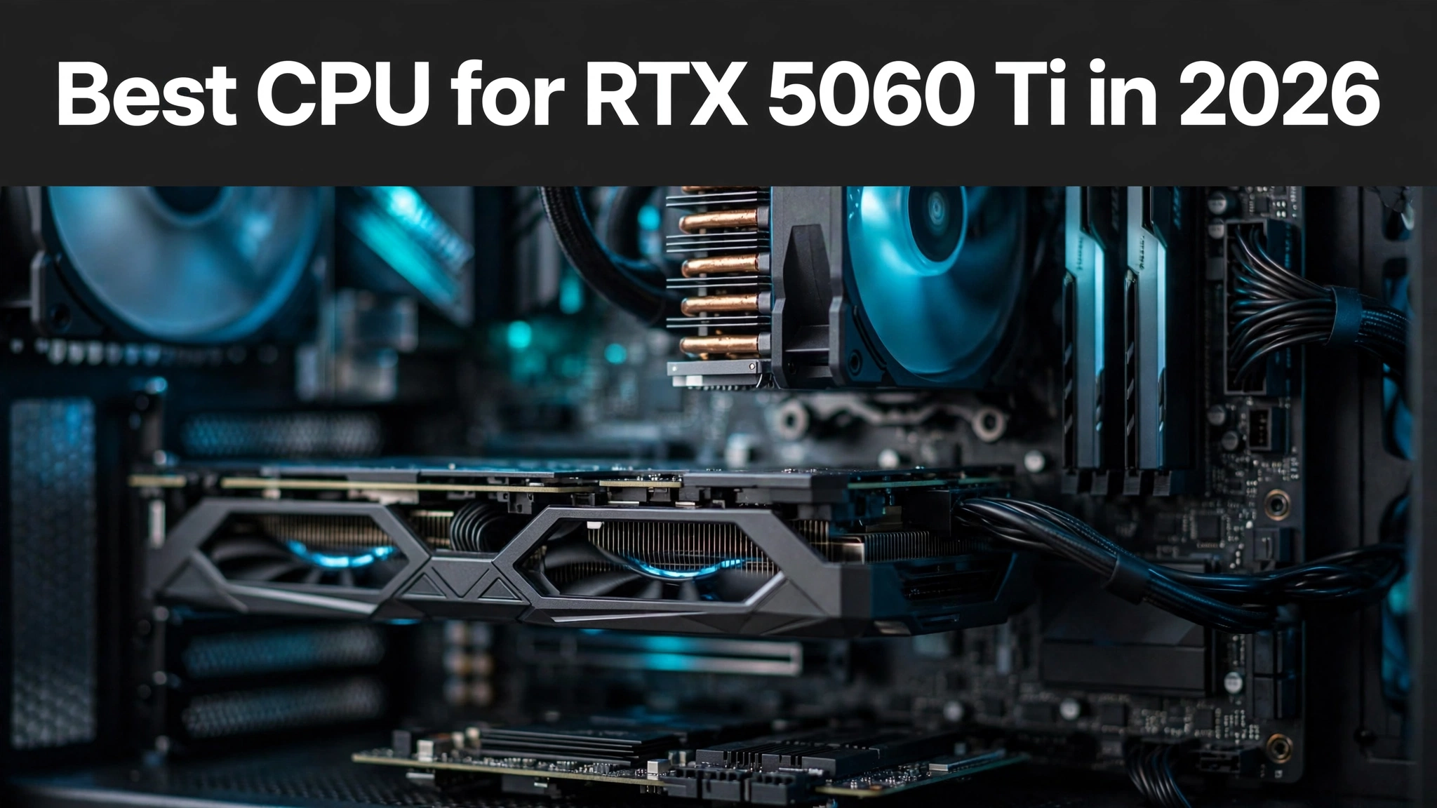 Best CPU for RTX 5060 Ti in 2026, a gaming PC pairing a graphics card with a compatible processor for no-bottleneck performance