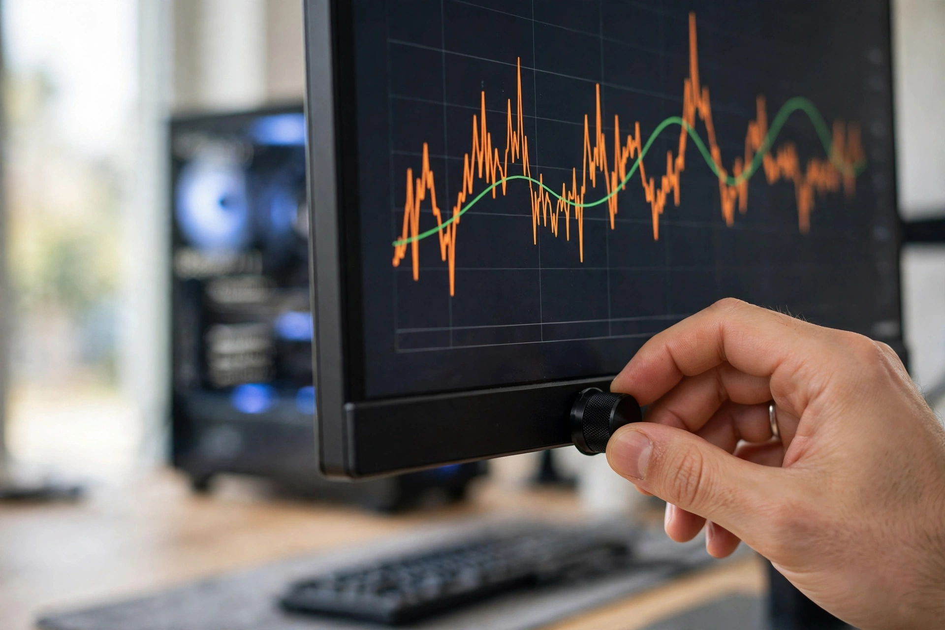 Hand adjusting monitor settings to fix frame pacing and stuttering in PC games
